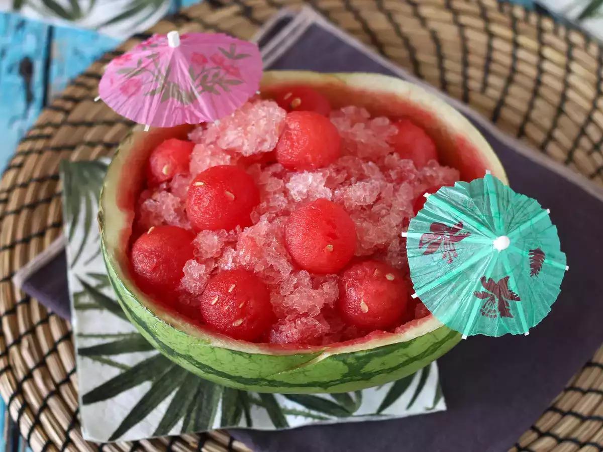 Watermeloenfrosé: de superverfrissende granitacocktail met rosé!