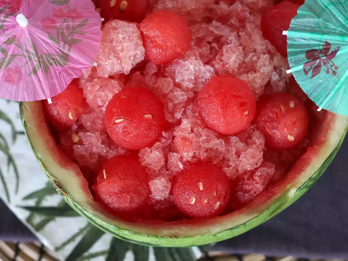 Watermeloenfrosé: de superverfrissende granitacocktail met rosé! - foto 4