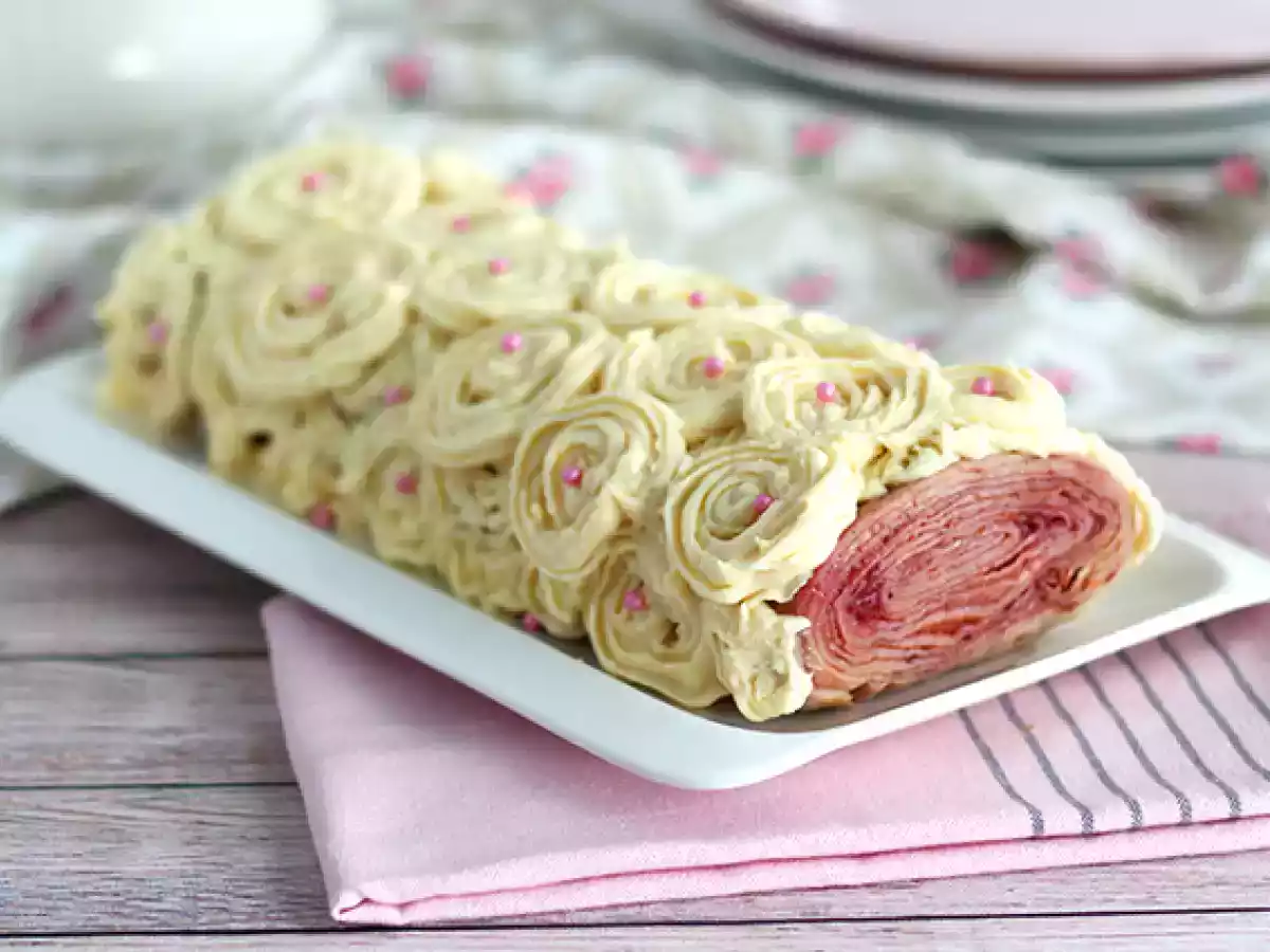 Witte chocolade-frambozencrêpe - foto 2