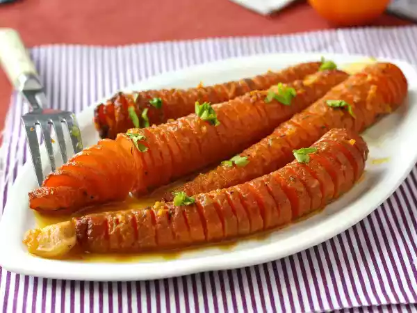 Recept Wortel in honing en clementinesaus