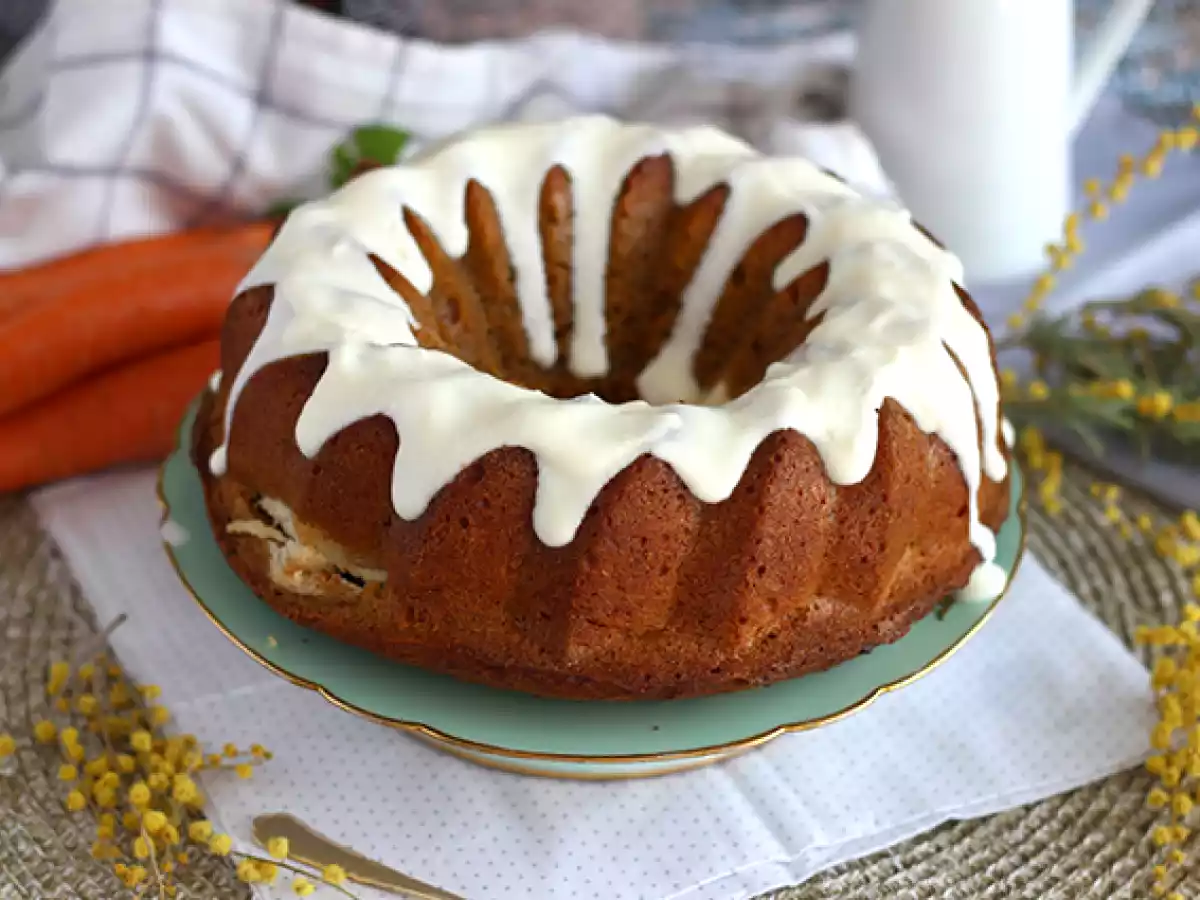 Worteltaart met cheesecakevulling - foto 2