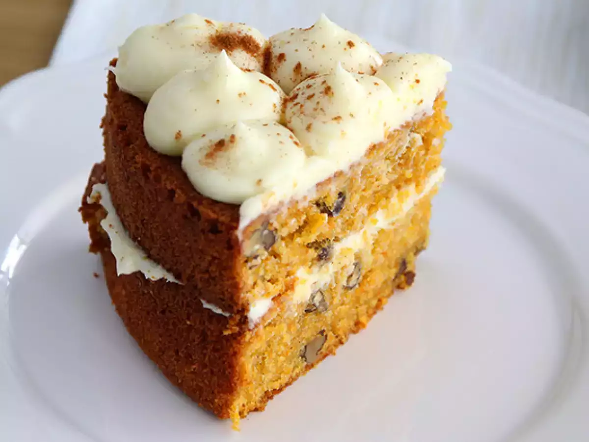 Worteltaart met walnoten (Carrot Cake) - foto 5