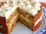 Worteltaart met walnoten (Carrot Cake), foto 1