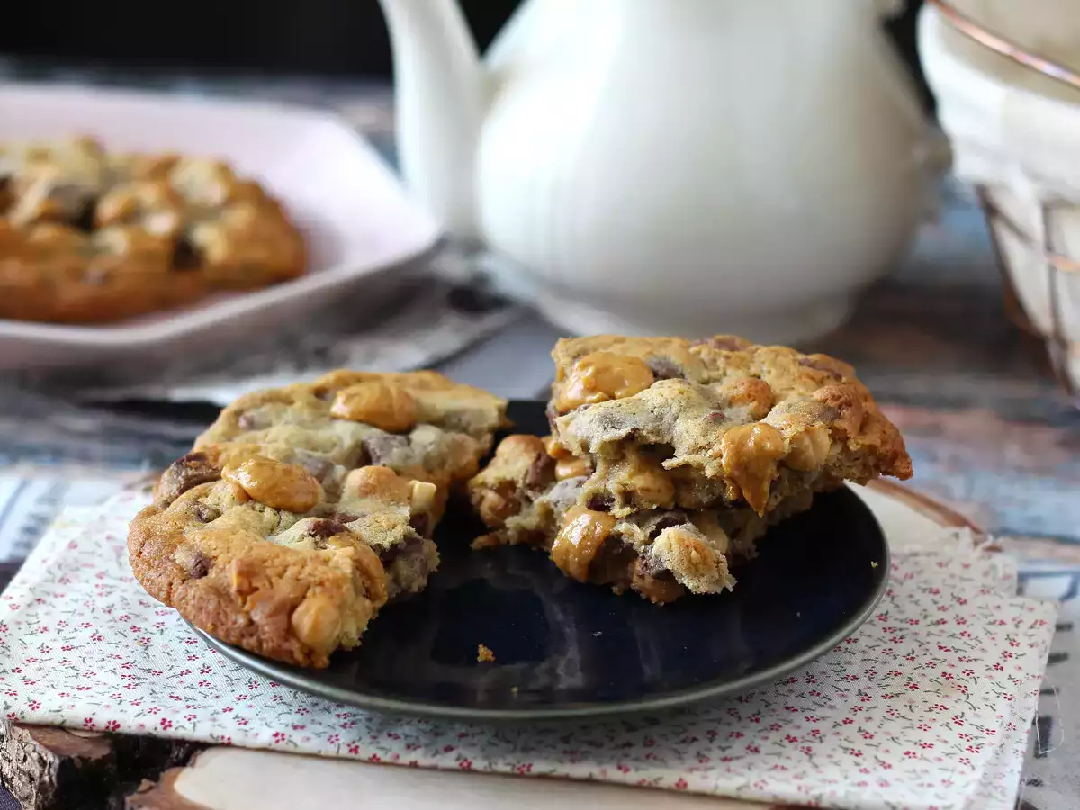 XXL hazelnoot-, melkchocolade- en pralinékoekjes - foto 2