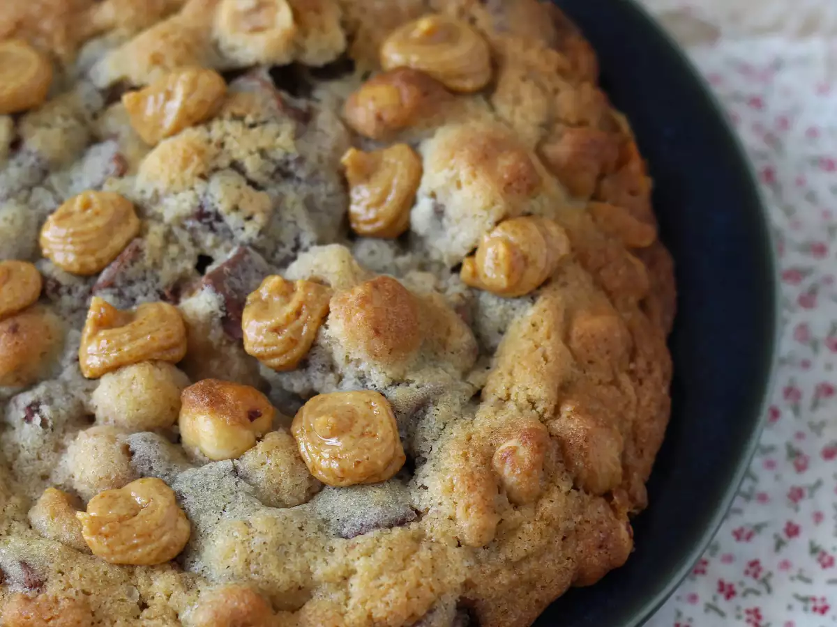 XXL-koekjes met hazelnoten, melkchocolade en praliné - foto 4