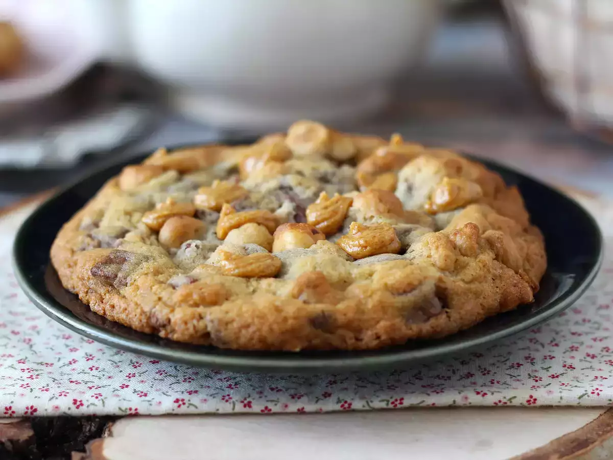 XXL-koekjes met hazelnoten, melkchocolade en praliné - foto 6