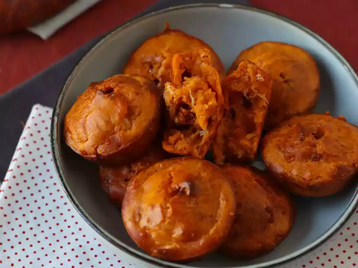 Zachte en pittige chorizo muffins - foto 3