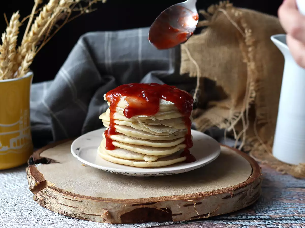 Zachte vegan pannenkoeken met vlaasei: makkelijk en eivrij recept