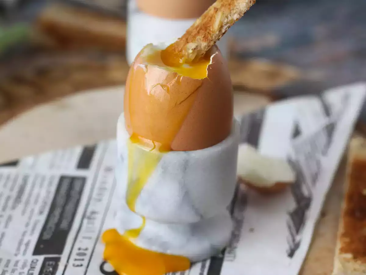 Zachtgekookte eieren in de airfryer - foto 2