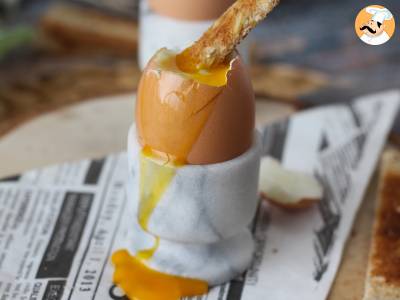 Zachtgekookte eieren in de friteuse - foto 2