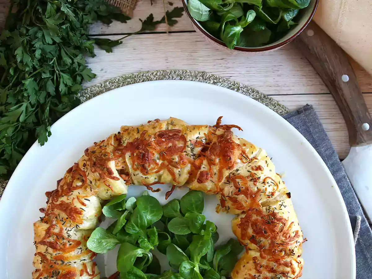 Zalm en mosterd bladerdeeg - foto 3