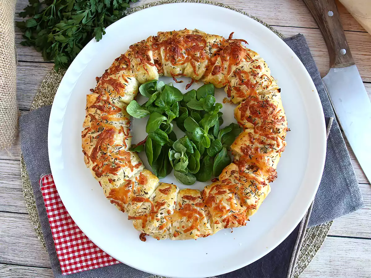 Zalm en mosterd bladerdeeg - foto 5