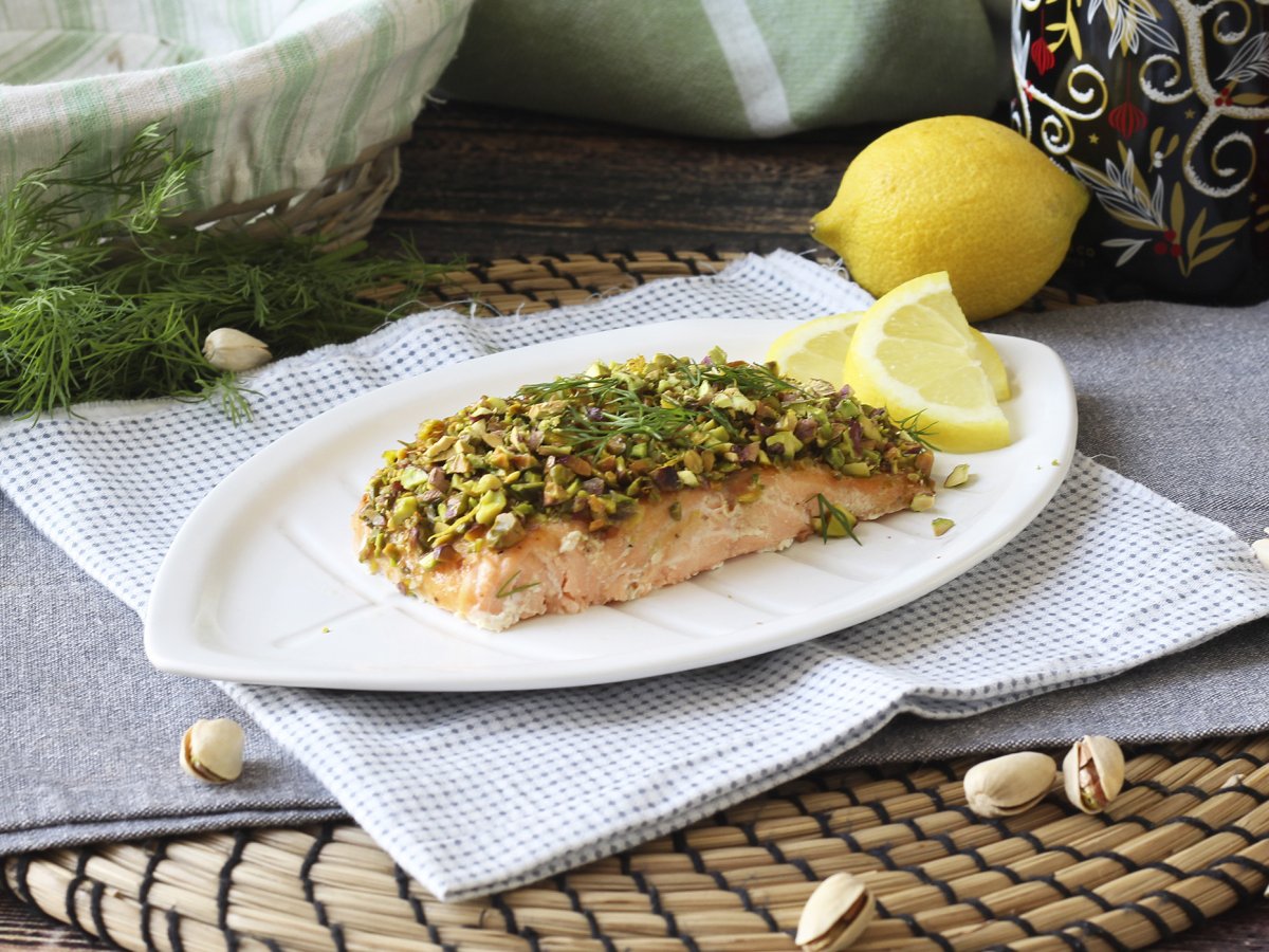 Zalm in pistachekorst - foto 4