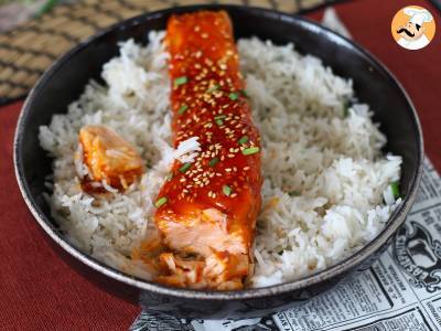 Zalm op Koreaanse wijze met gochujangsaus klaar in 8 minuten - foto 2