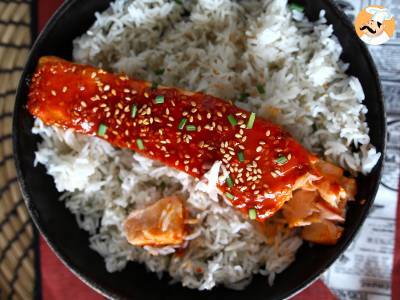 Zalm op Koreaanse wijze met gochujangsaus klaar in 8 minuten - foto 4