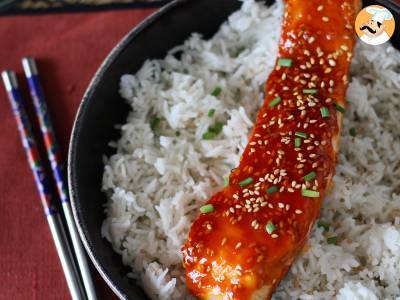 Zalm op Koreaanse wijze met gochujangsaus klaar in 8 minuten - foto 5