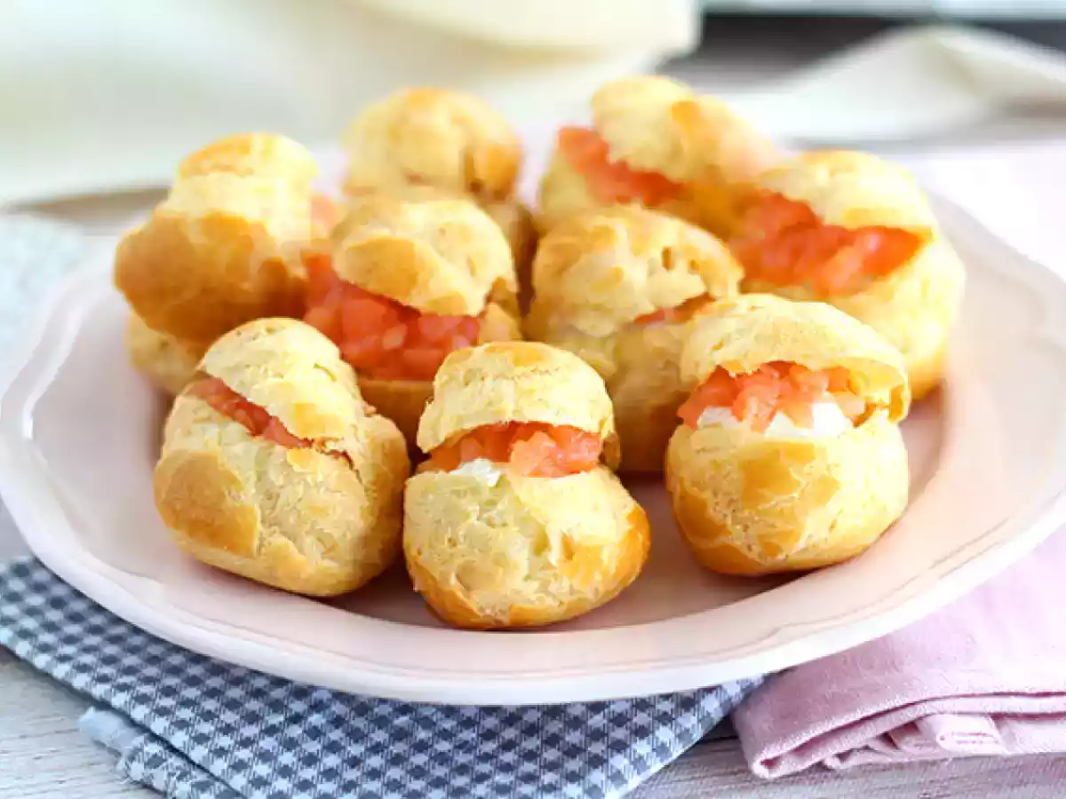 Zalm soesjes