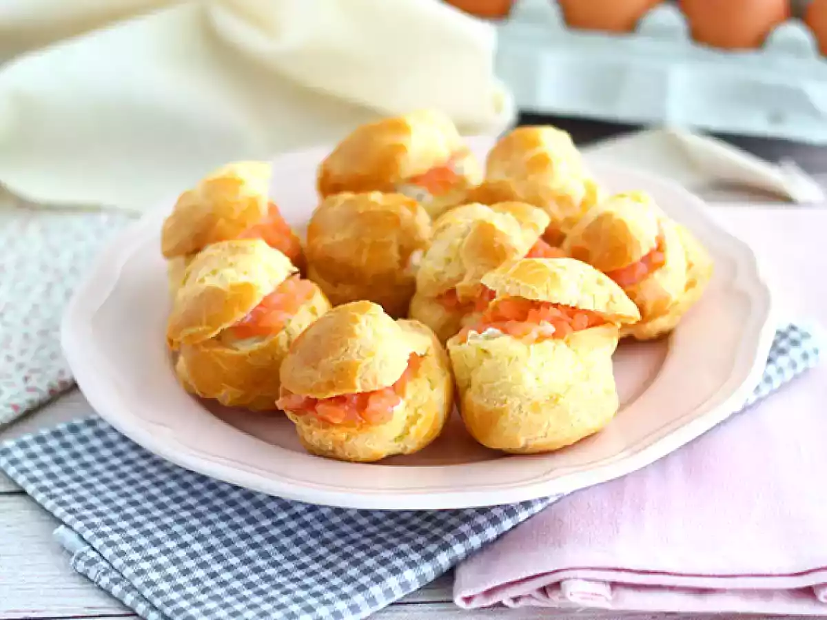 Zalm soesjes - foto 3