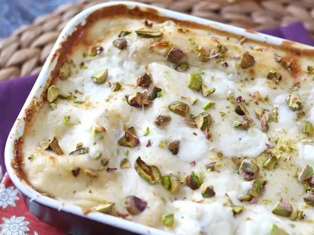 Zalmlasagne met burrata en romige, knapperige pistachenoten - foto 2