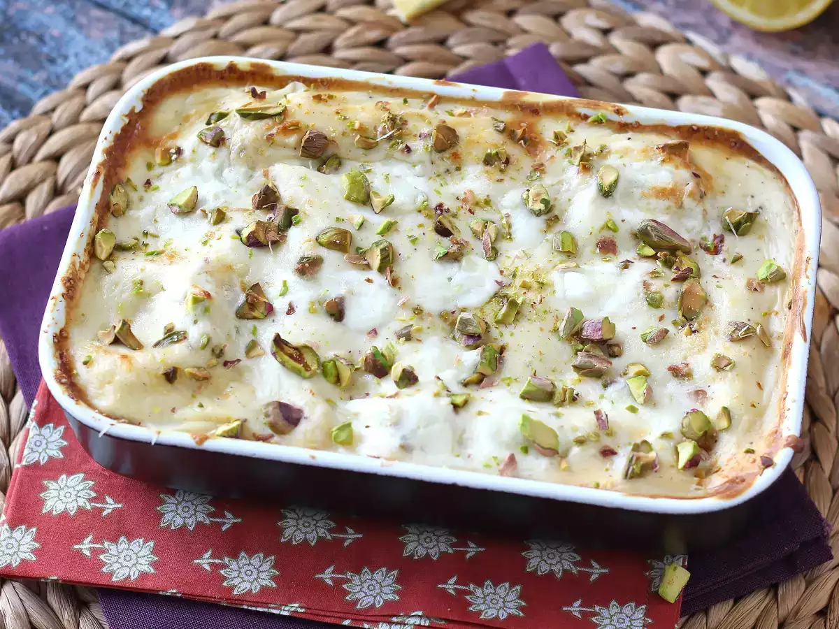 Zalmlasagne met burrata en romige, knapperige pistachenoten - foto 7