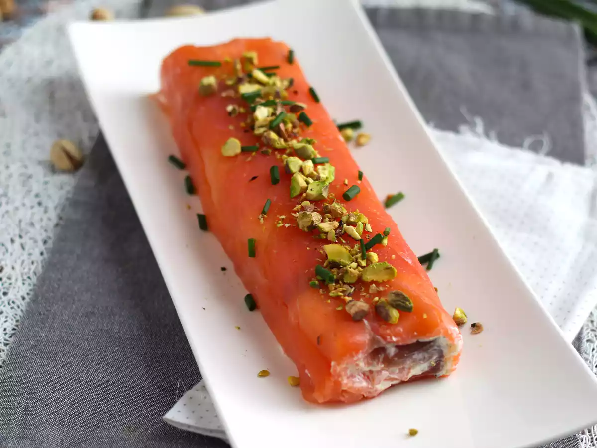 Zalmrolletje met ricotta en pistachenoten - foto 5