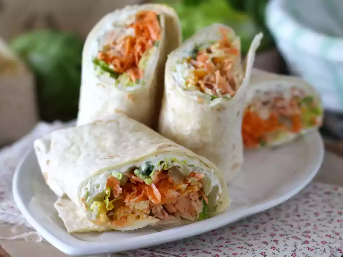 Zalmwraps, de perfecte, praktische sandwich om overal mee naartoe te nemen - foto 2