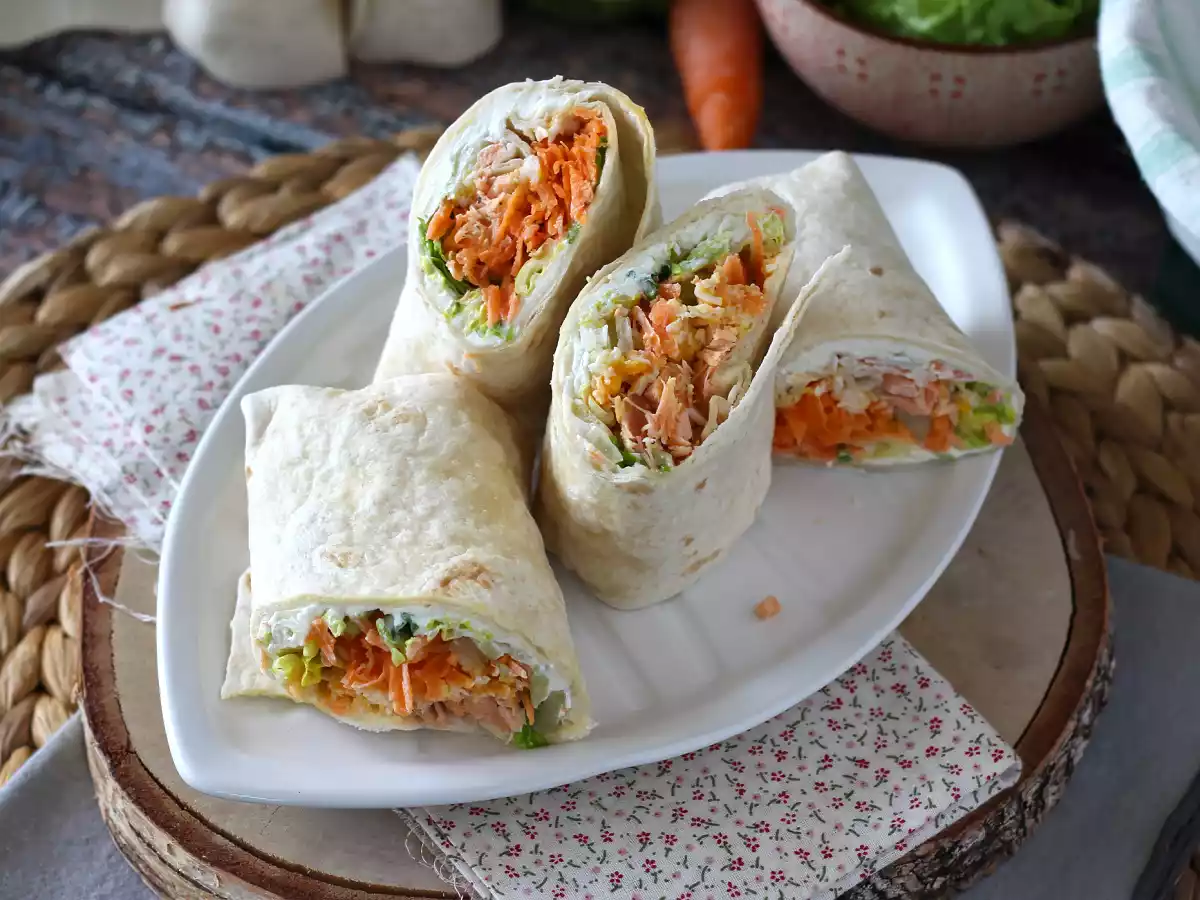 Zalmwraps, de perfecte, praktische sandwich om overal mee naartoe te nemen - foto 4