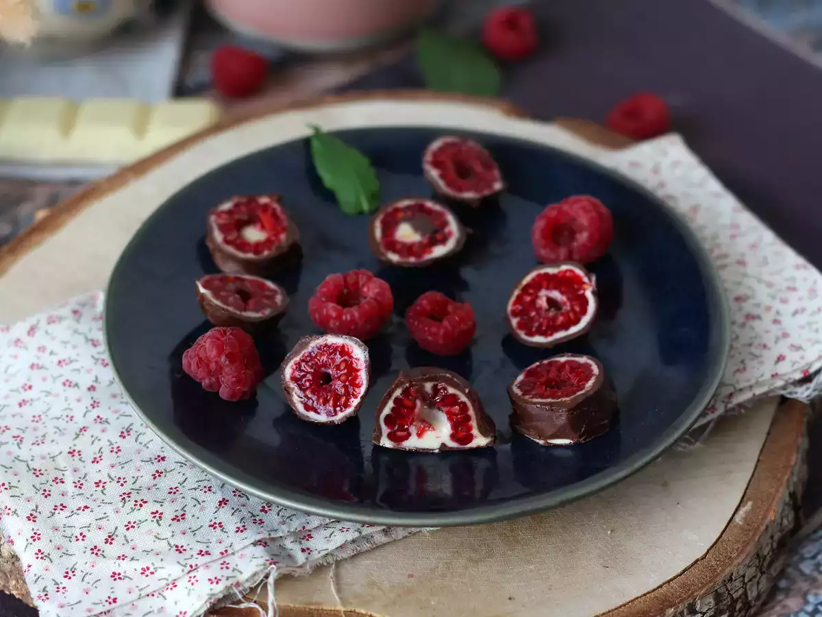 Zelf Franui maken: trendy frambozen met chocolade - foto 4