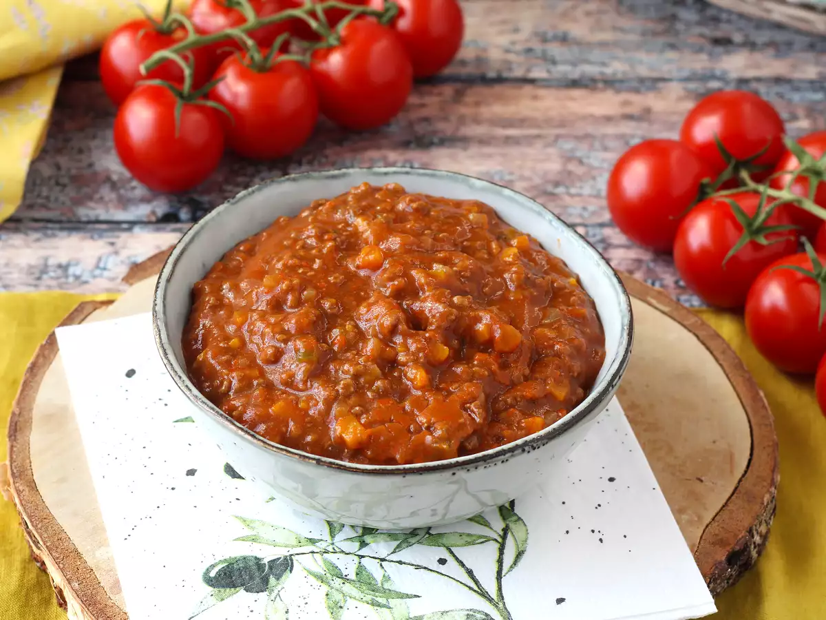 Zelfgemaakte bolognesesaus - ragù alla bolognese - foto 4