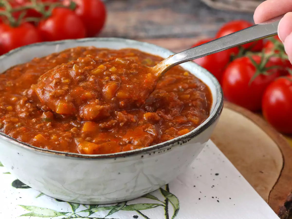 Zelfgemaakte bolognesesaus - ragù alla bolognese - foto 5