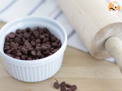 Zelfgemaakte chocolade chips