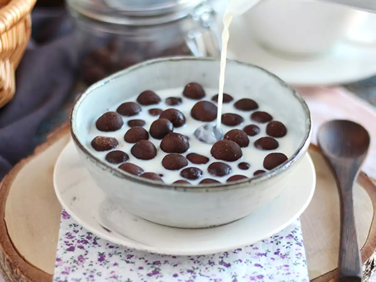 Zelfgemaakte chocoladebolletjes als ontbijtgranen, à la Nesquik - foto 3