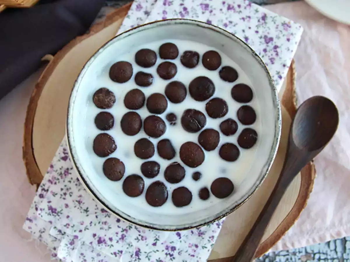 Zelfgemaakte chocoladebolletjes als ontbijtgranen, à la Nesquik - foto 5