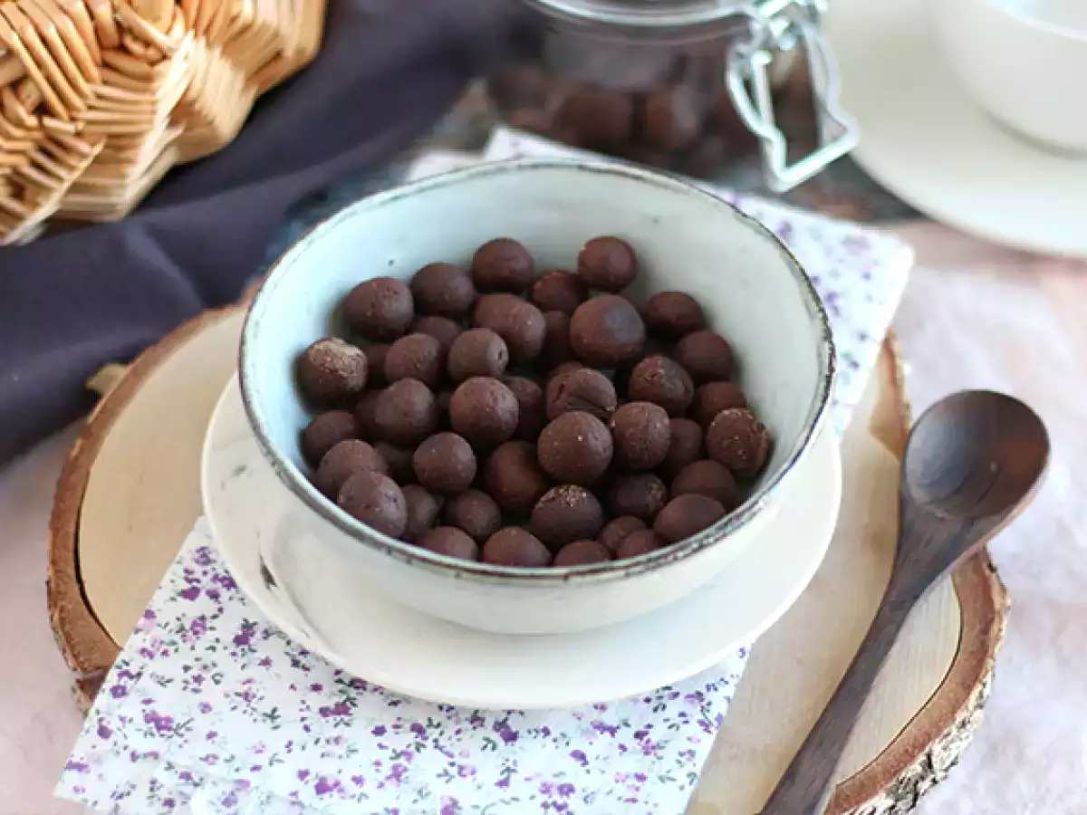 Zelfgemaakte chocoladebolletjes als ontbijtgranen, à la Nesquik - foto 6