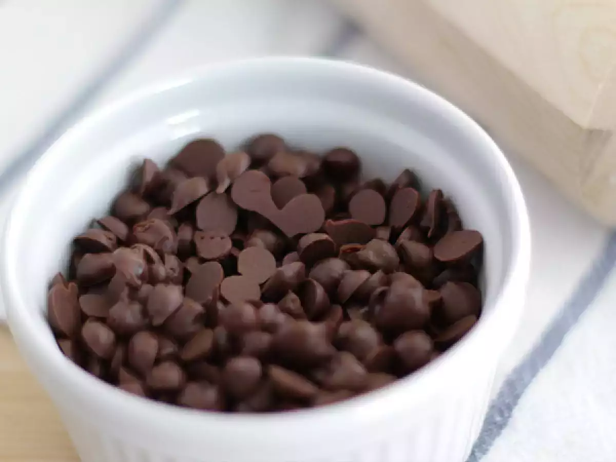 Zelfgemaakte chocoladedruppels - foto 2