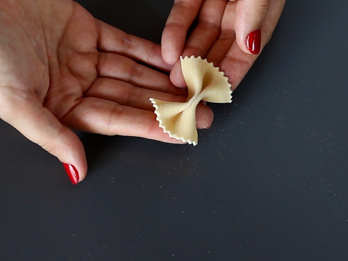 Zelfgemaakte farfalle - foto 2