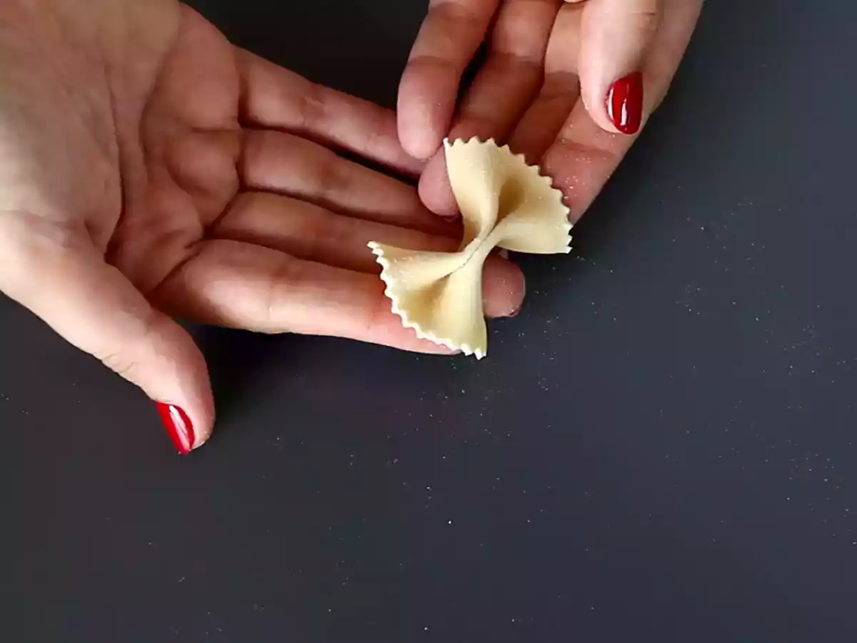 Zelfgemaakte farfalle - foto 2