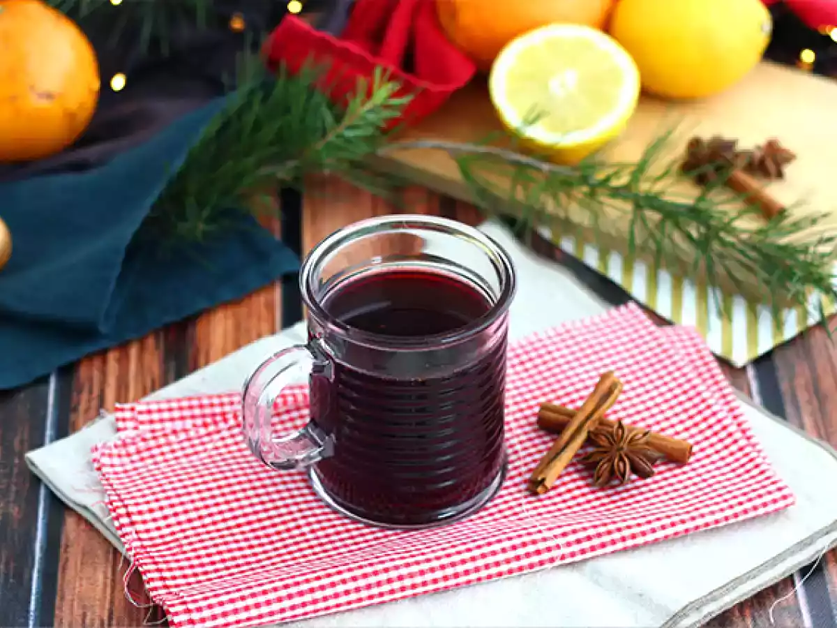 Zelfgemaakte glühwein