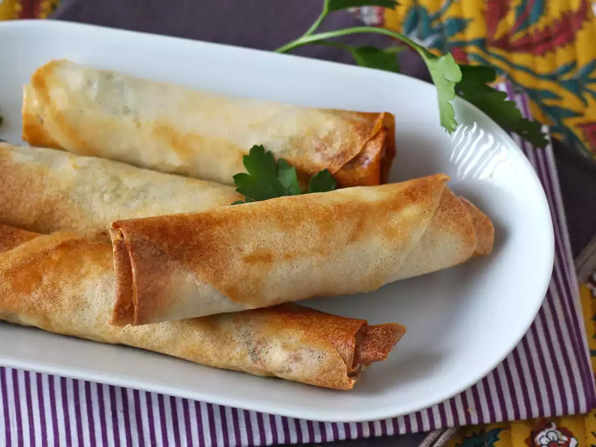 Zelfgemaakte Libanese rikakats - air fryer koken - foto 2
