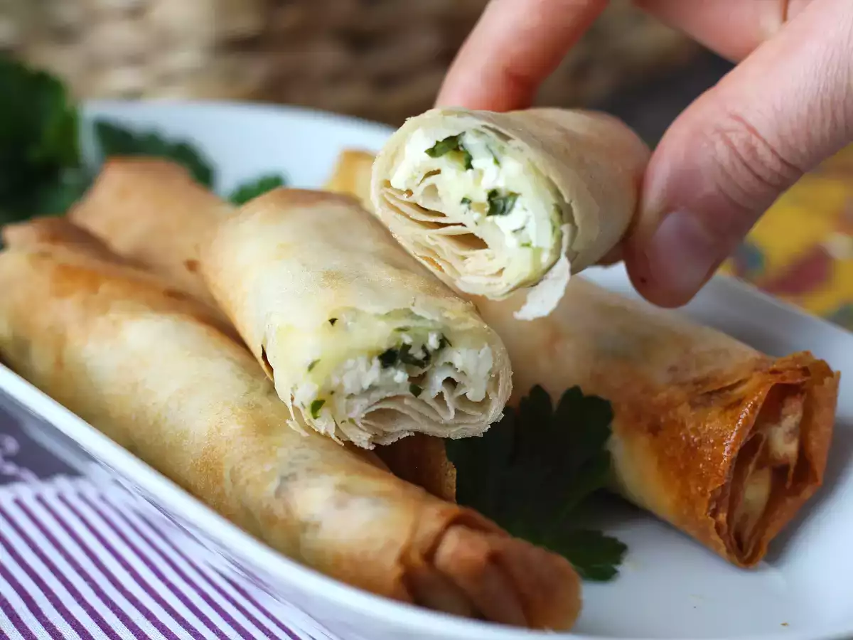 Zelfgemaakte Libanese rikakats - air fryer koken - foto 3