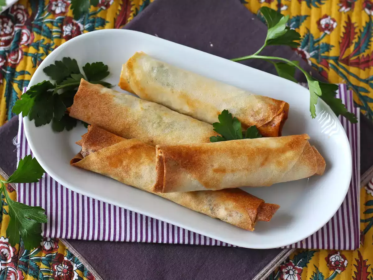 Zelfgemaakte Libanese rikakats - air fryer koken - foto 4