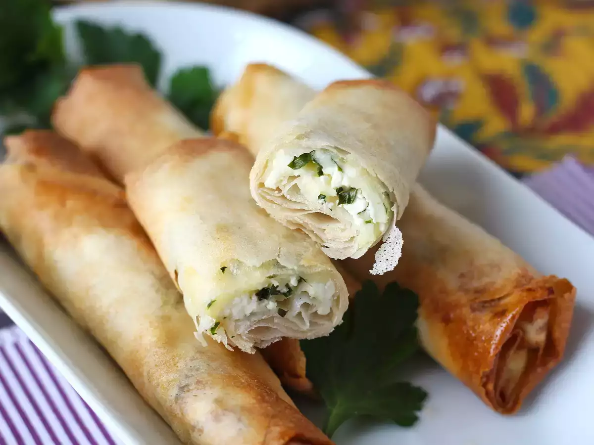 Zelfgemaakte Libanese rikakats - air fryer koken - foto 5
