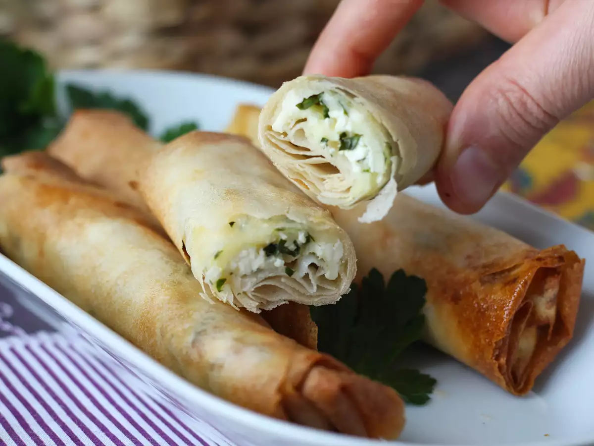 Zelfgemaakte Libanese rikakats uit de airfryer - foto 3