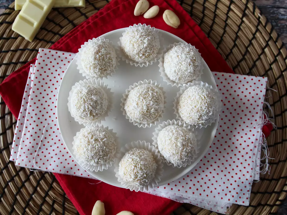 Zelfgemaakte Raffaello-bonbons - foto 4
