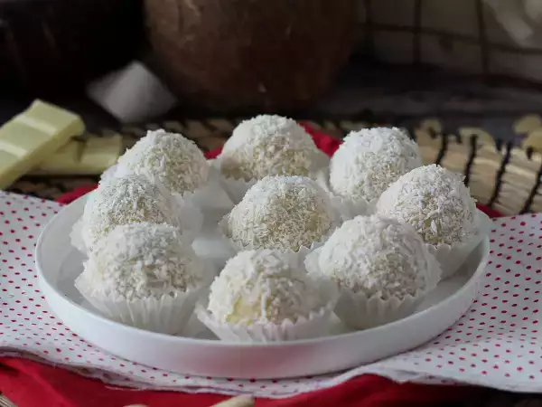 Recept Zelfgemaakte raffaello-bonbons