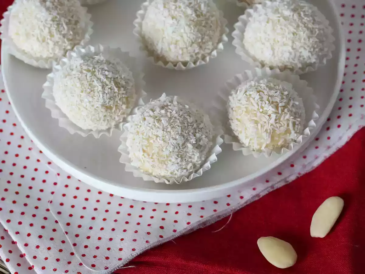 Zelfgemaakte Raffaello chocolade - foto 3