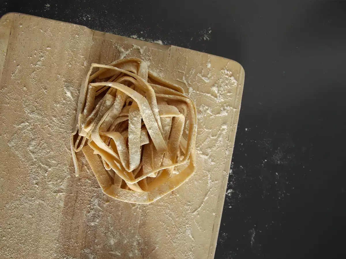 Zelfgemaakte tagliatelle, de procedure stap voor stap uitgelegd - foto 4
