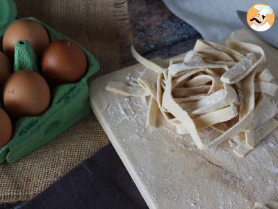 Zelfgemaakte tagliatelle, de procedure stap voor stap uitgelegd - foto 3