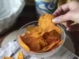 Zoete aardappelchips uit de magnetron, foto 3