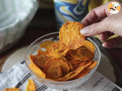 Zoete aardappelchips voor de magnetron - foto 4